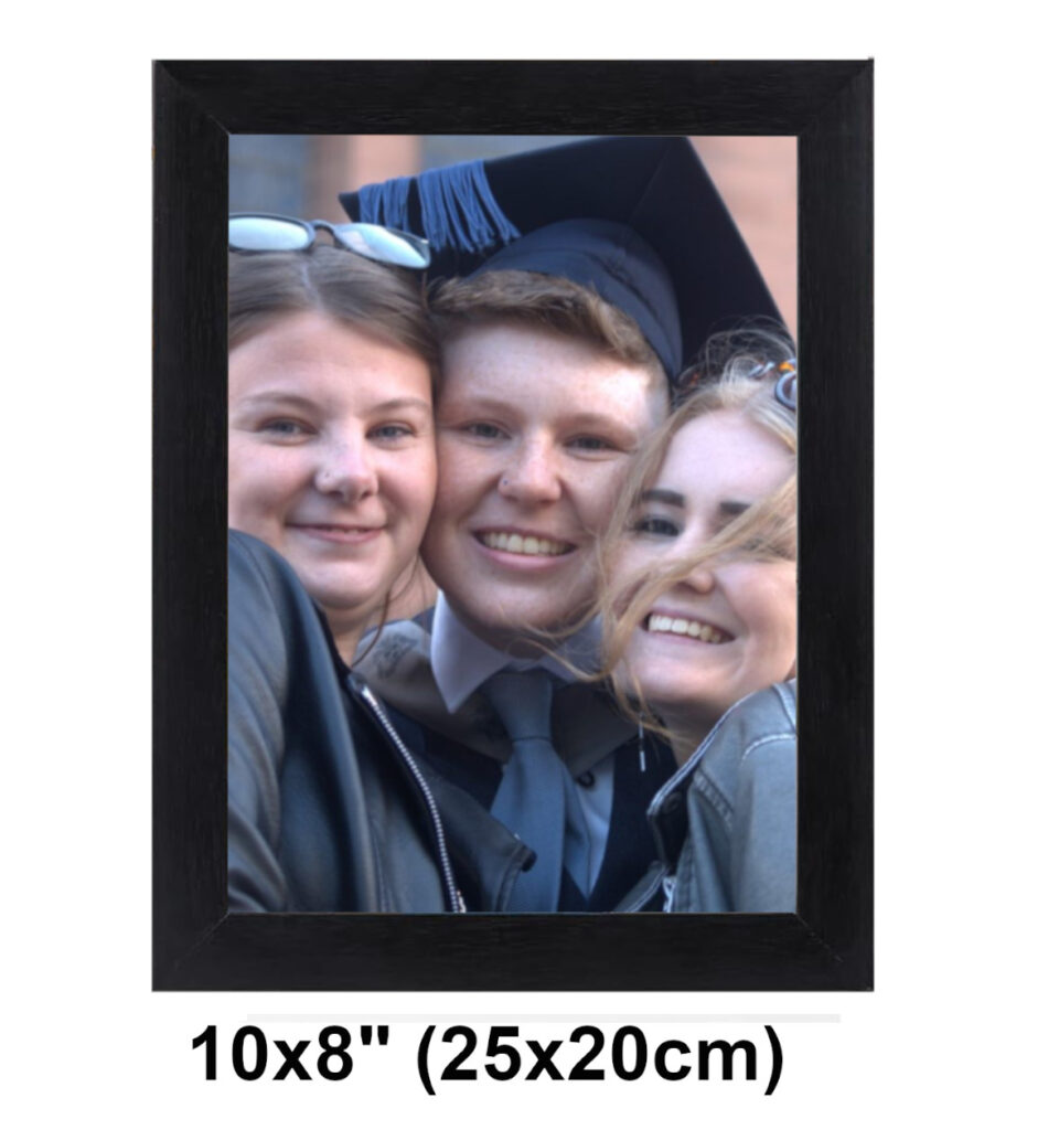Framed Standard Prints (Black) 10×8″ (25 x 20 cm)