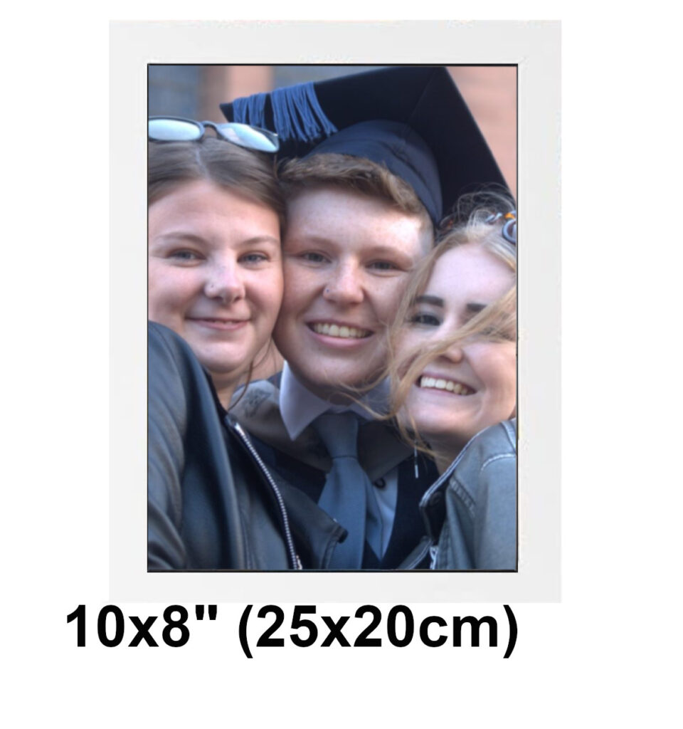 Framed Standard Prints (White Frame) 10×8″ (25 x 20 cm)