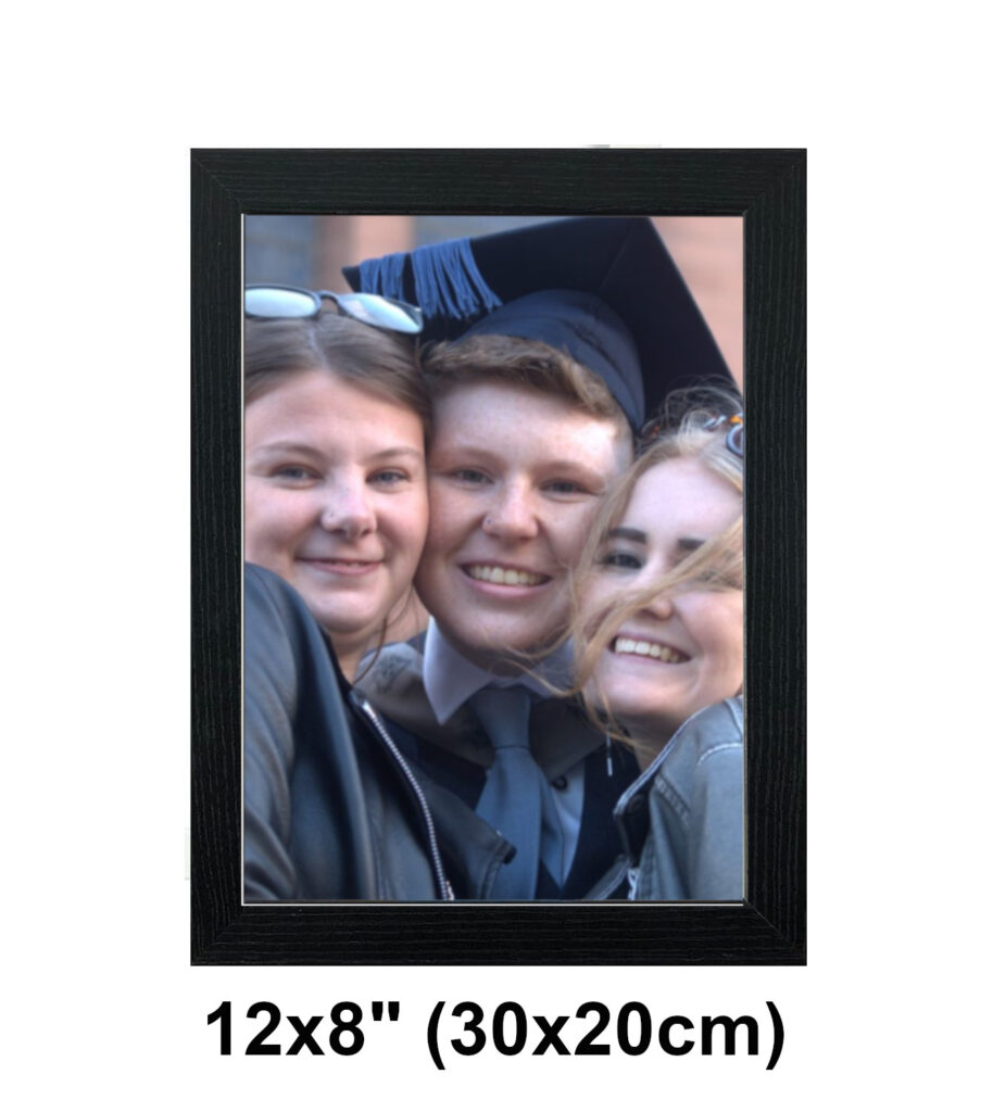 Framed Standard Prints (Black) 12×8″ (30 x 20 cm)