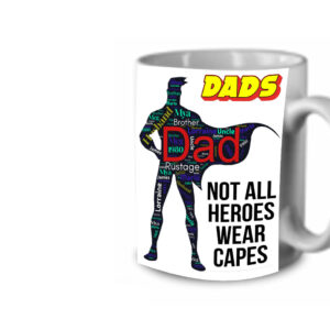 Dad (superhero) Mug (silhouette)