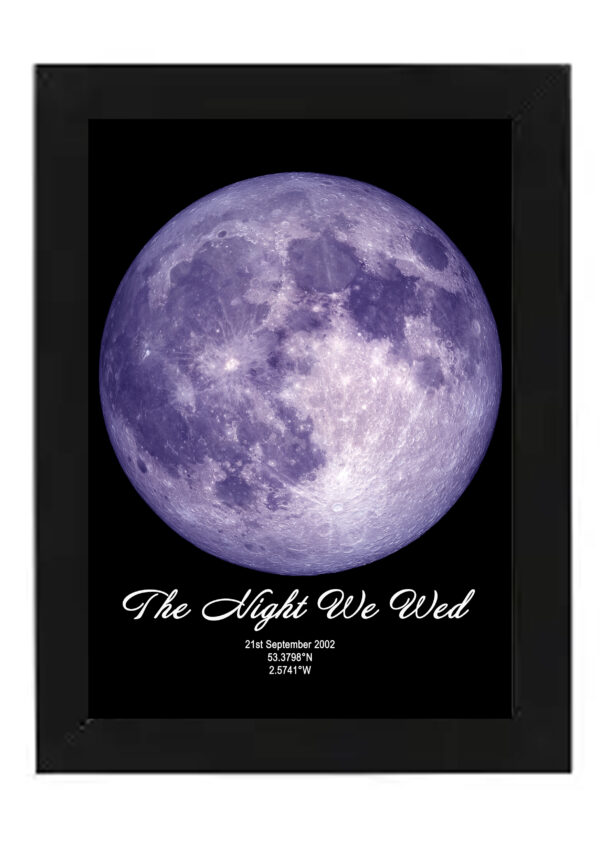A2 Black framed Moon - Image 3