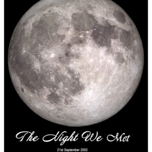 A2 Moon print only no frame