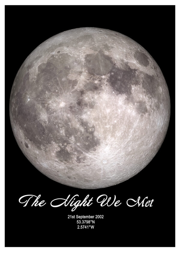 A3 Moon print only no frame
