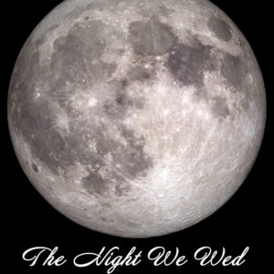 A3 Black framed Moon